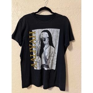 Black Graphic Short Sleeve Tee